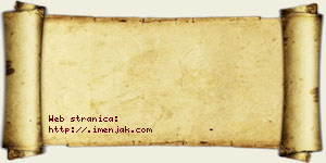 Milana Kalinić vizit kartica